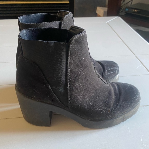 Black top shop heeled boots - Picture 9 of 9